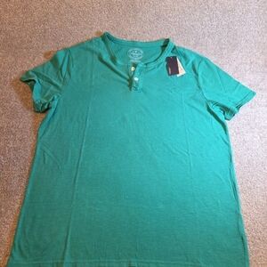 Mens American Eagle T Shirt Sz XL Green Athletic Fit Short Sleeve AE Legend NEW